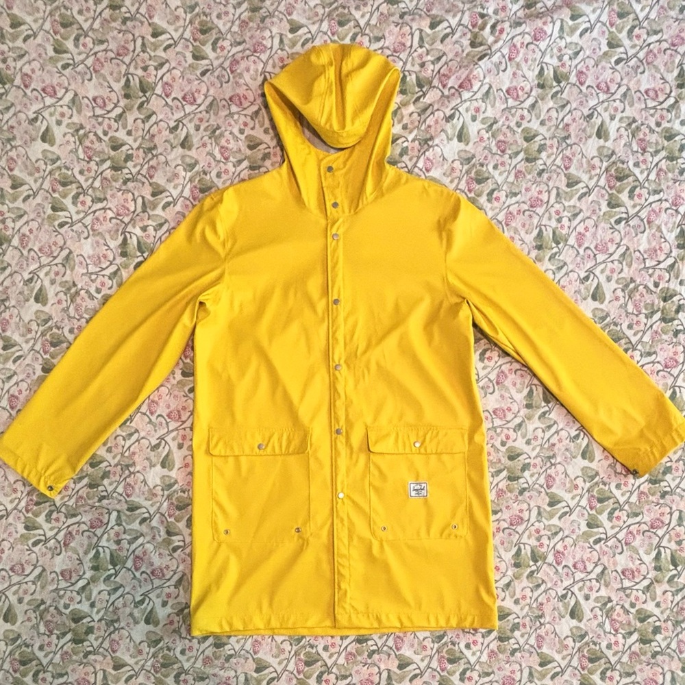 Herschel Supply Company Bright Yellow Rain Coat